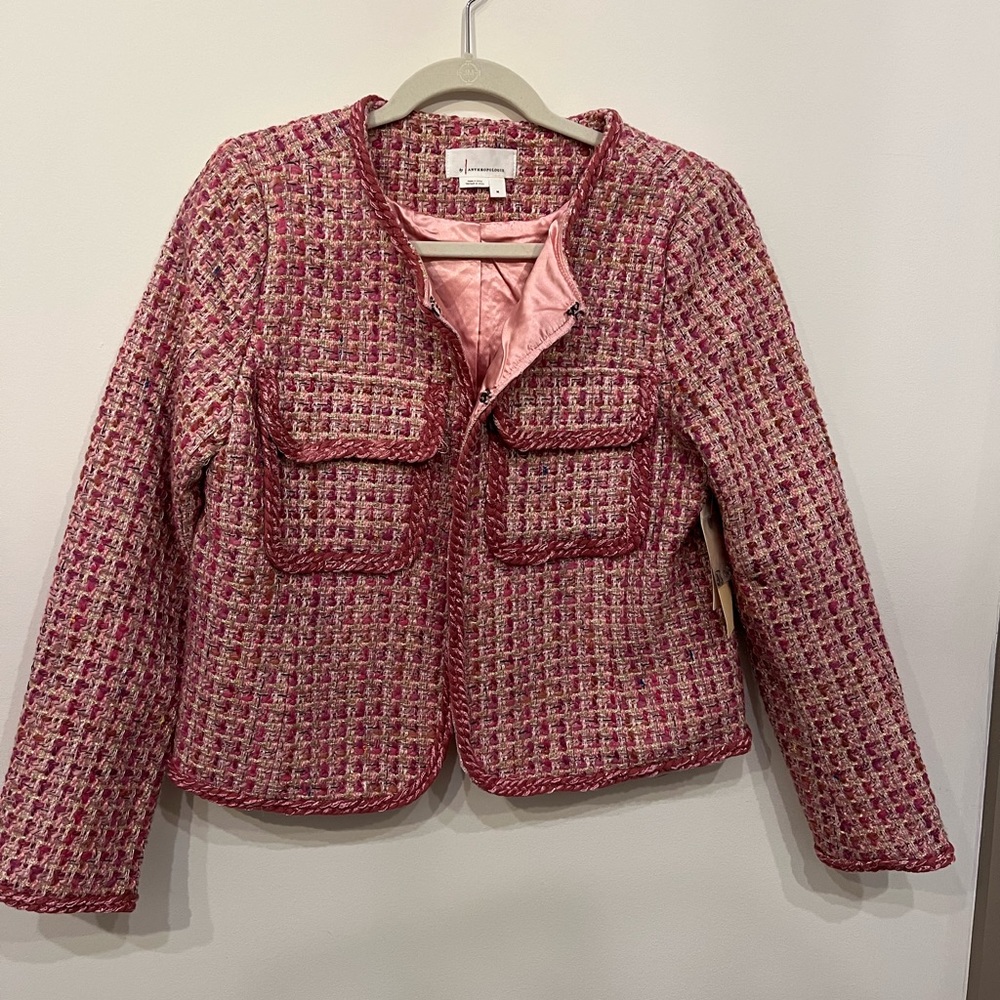 NWT Anthropologie Tweed Jacket